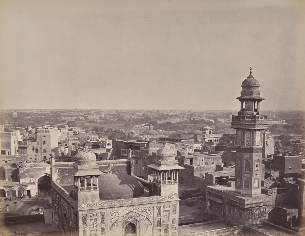 The City of Lahore. Another View Taken from Huzeer Khan's House by Samuel Bourne, photograph, 1863-1870