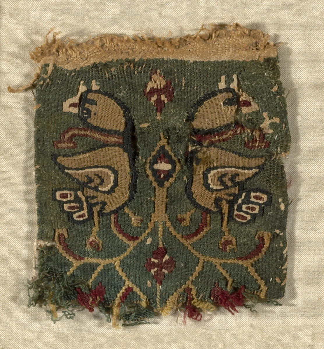 Fragment by Coptic Egypt, textile, 601-800