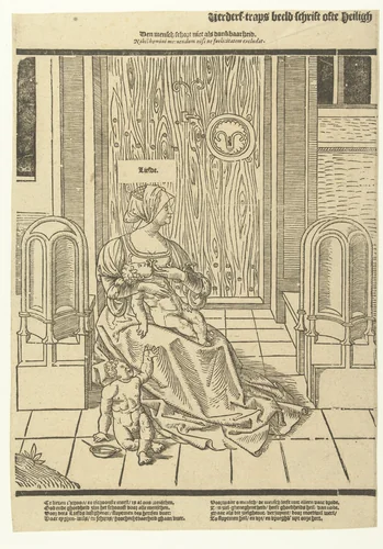 De mens is dankbaar by anonymous, print, 1520-1560