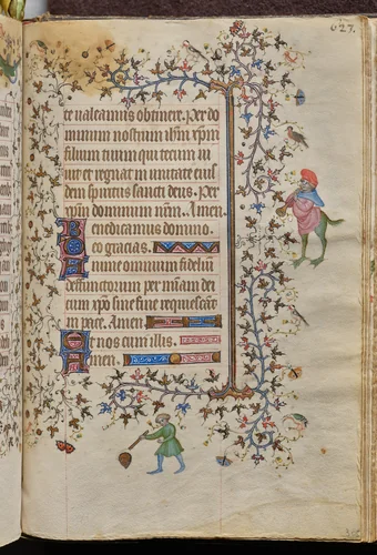 Hours of Charles the Noble, King of Navarre (1361-1425): fol. 306r, Text by Master of the Brussels Initials and Associates, book, 1400-1410