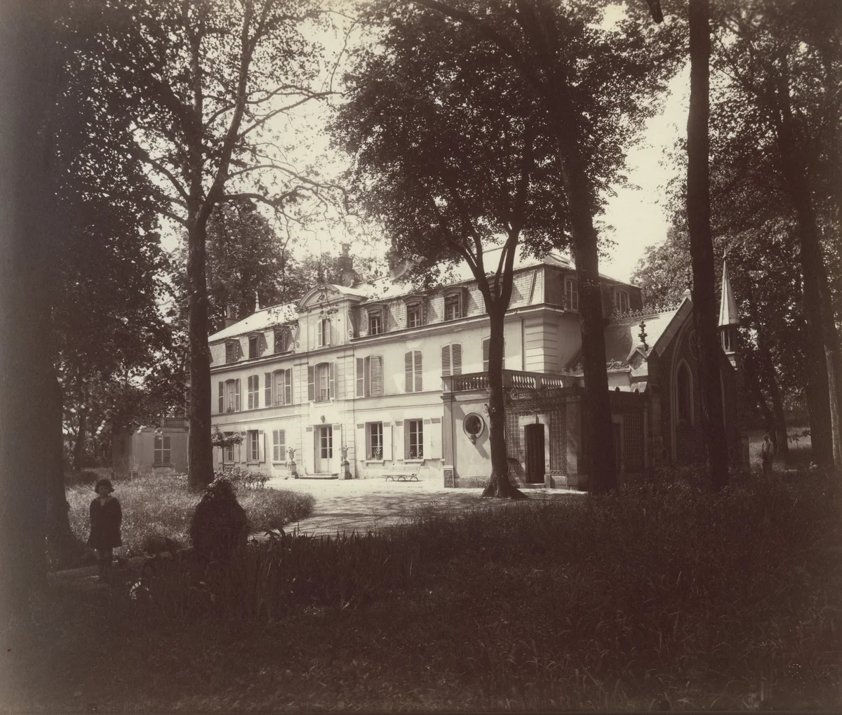 Antony, château by Eugène Atget, photograph, 1923