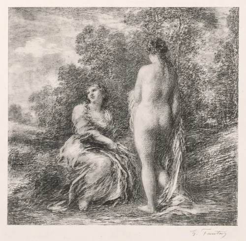 Bathers by Henri Fantin-Latour, print, 1881