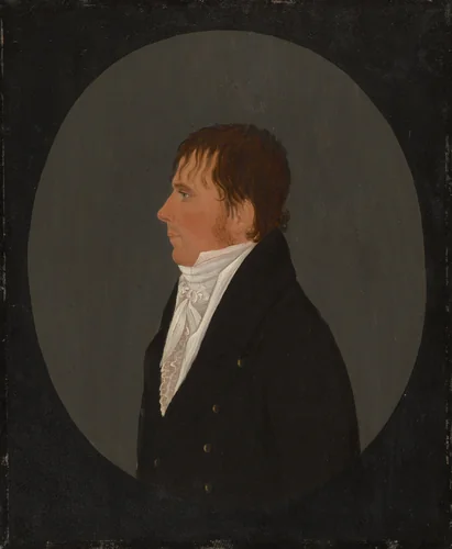 Profile Portrait of a Young Man by American 19th Century, painting, 1810-1820