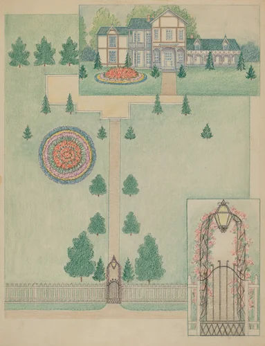 Wood Residence by Tabea Hosier, index of american design, 1936