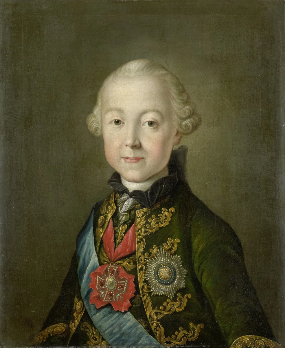 Portrait of Paul I, Emperor of Russia, at a young age by anonymous, painting, 1765