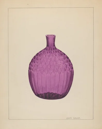 Flask by John Dana, index of american design, 1936