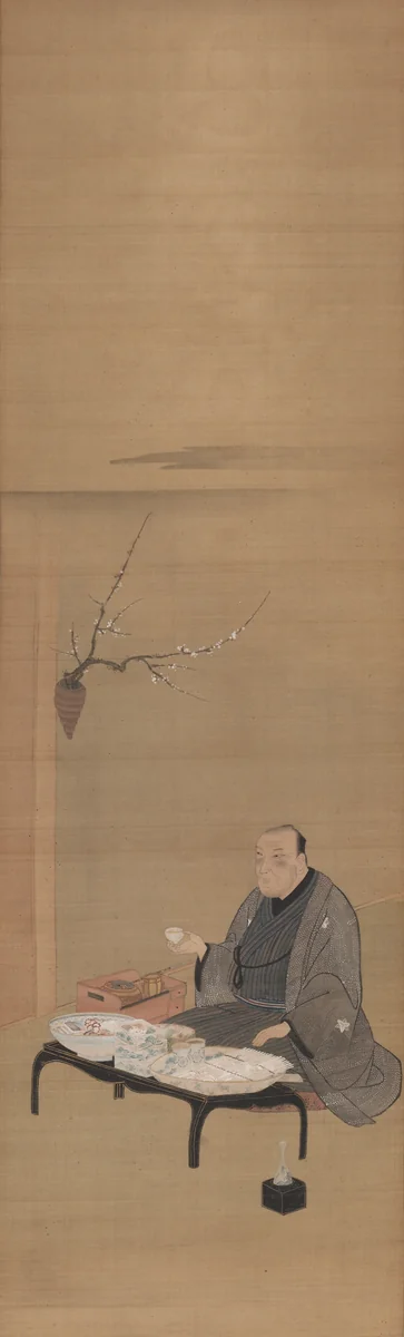 Portrait of Kinokuniya Bunzaemon by Utagawa Toyokuni, painting, 1800-1825