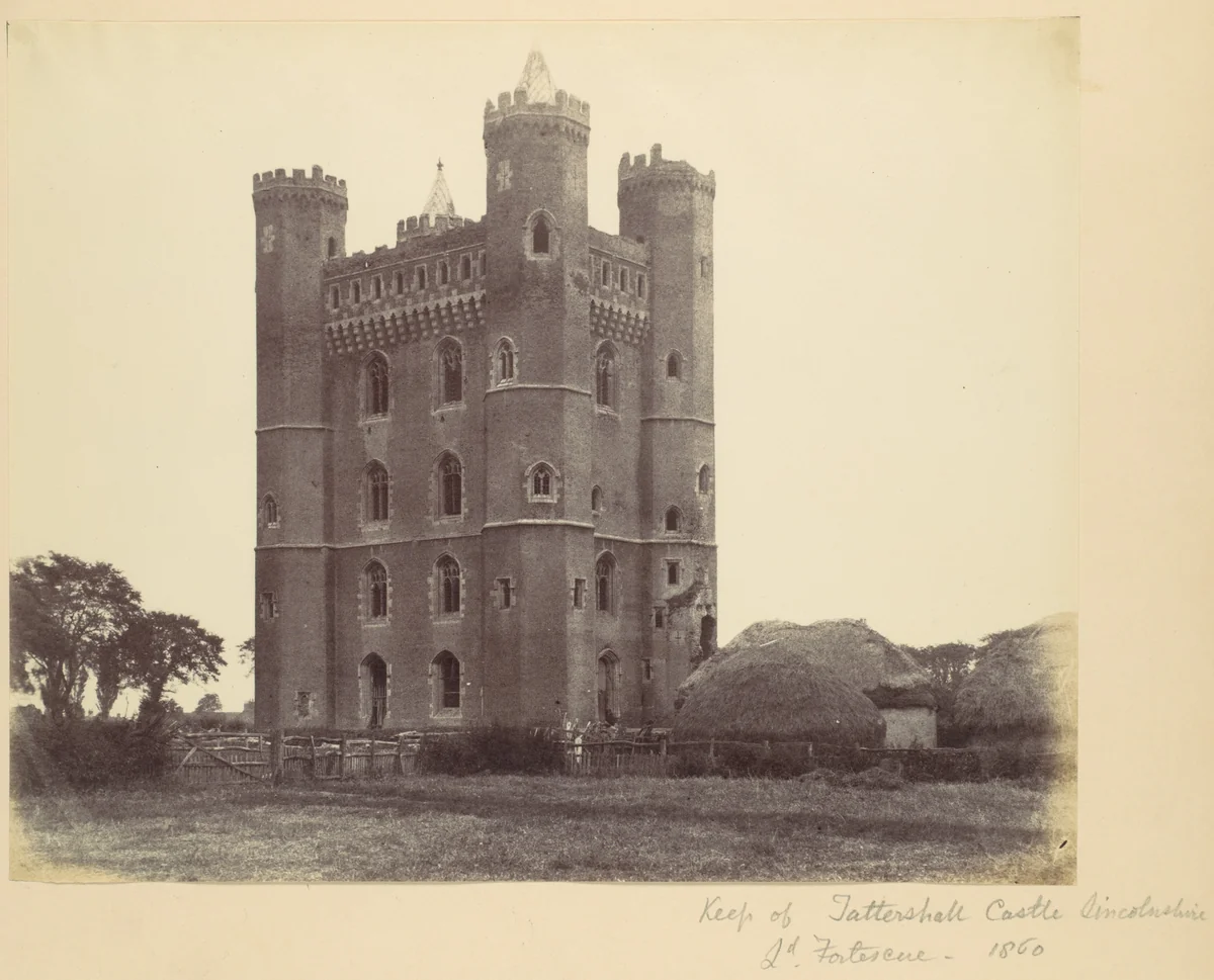 Keep of Tattershall Castle, Lincolnshire - 2nd Fortescue by Alfred Capel-Cure, photograph, 1860