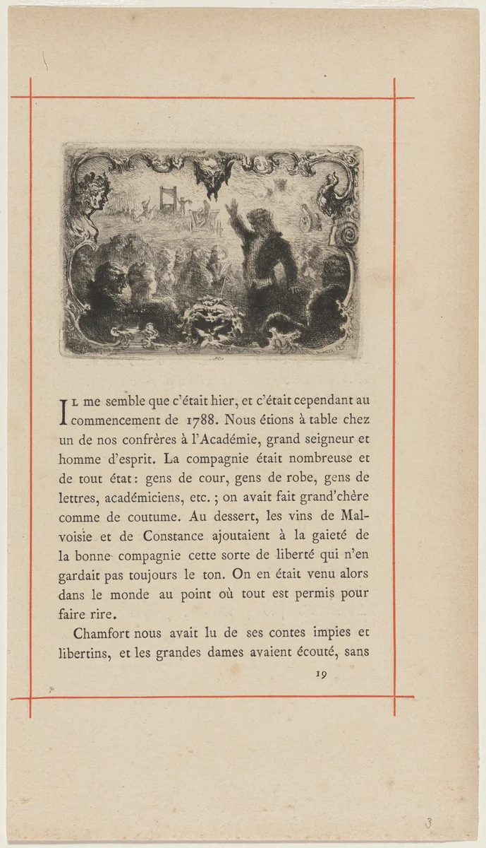 Third Vignette by Félix-Hilaire Buhot, print, 1847-1898