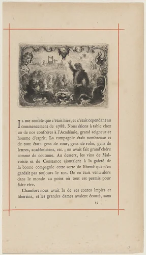 Third Vignette by Félix-Hilaire Buhot, print, 1847-1898