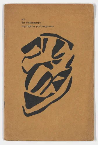 Die Wolkenpumpe (The Cloud Pump) by Jean Arp, illustrated book, 1920