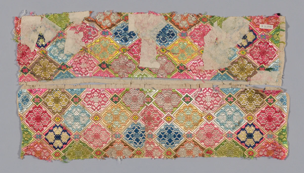 Band (from Woman's Trousers or Robe) by China, textile, 1875-1900