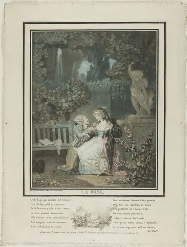 The Rose by Philibert Louis Debucourt, print, 1775-1832
