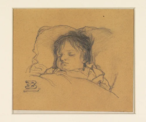 Portret van Stephania Maria Anna Isabella de Block-Loor by Eugène François de Block, drawing, 1860