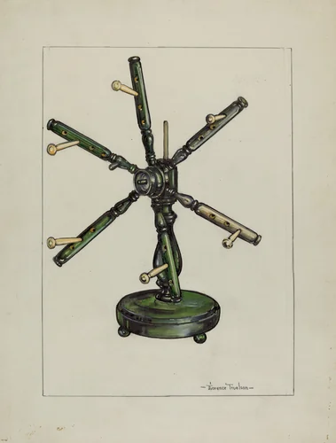 Reel by Florence Truelson, index of american design, 1935-1942