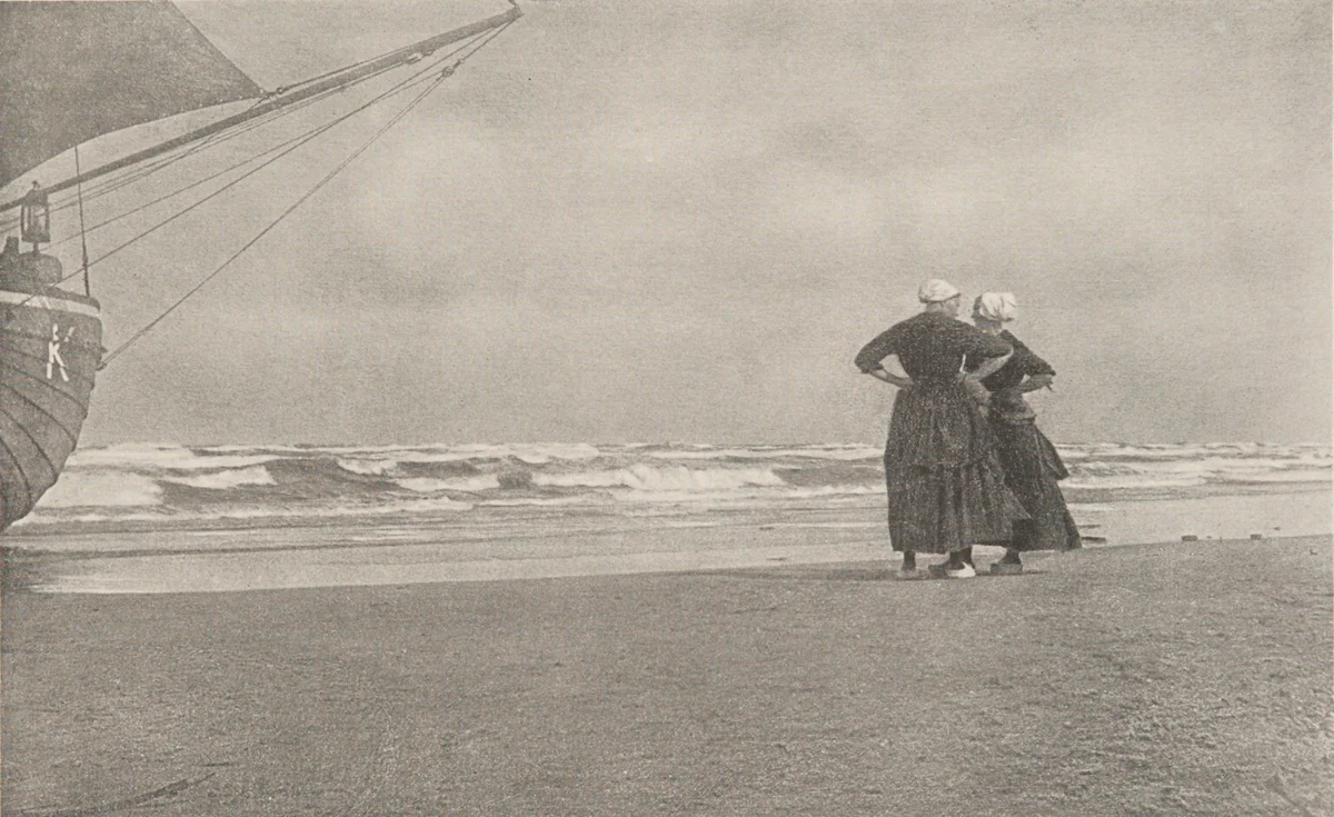 Gossip—Katwyk by Alfred Stieglitz, photograph, 1894