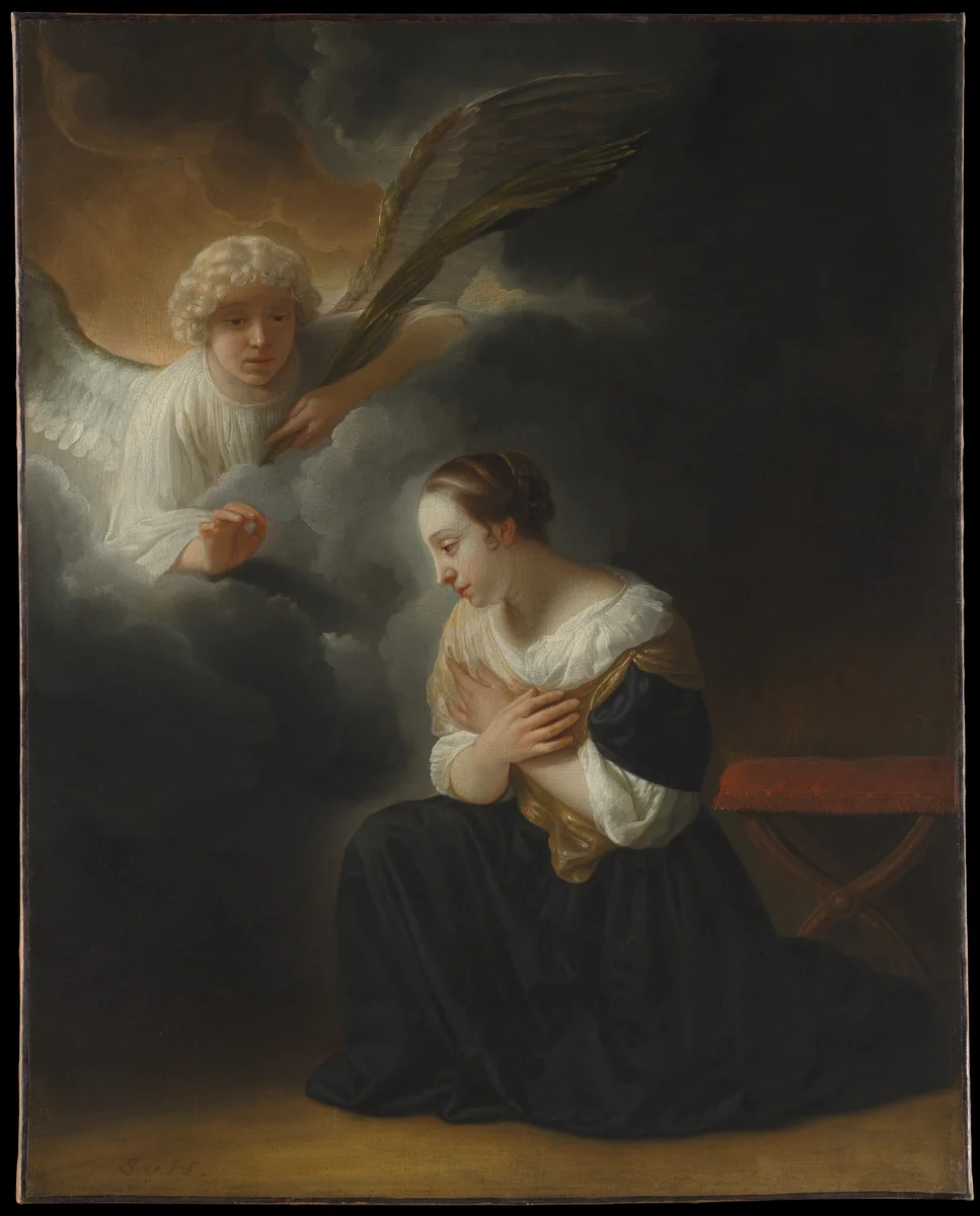 The Annunciation of the Death of the Virgin by Samuel van Hoogstraten, painting, 1665-1675
