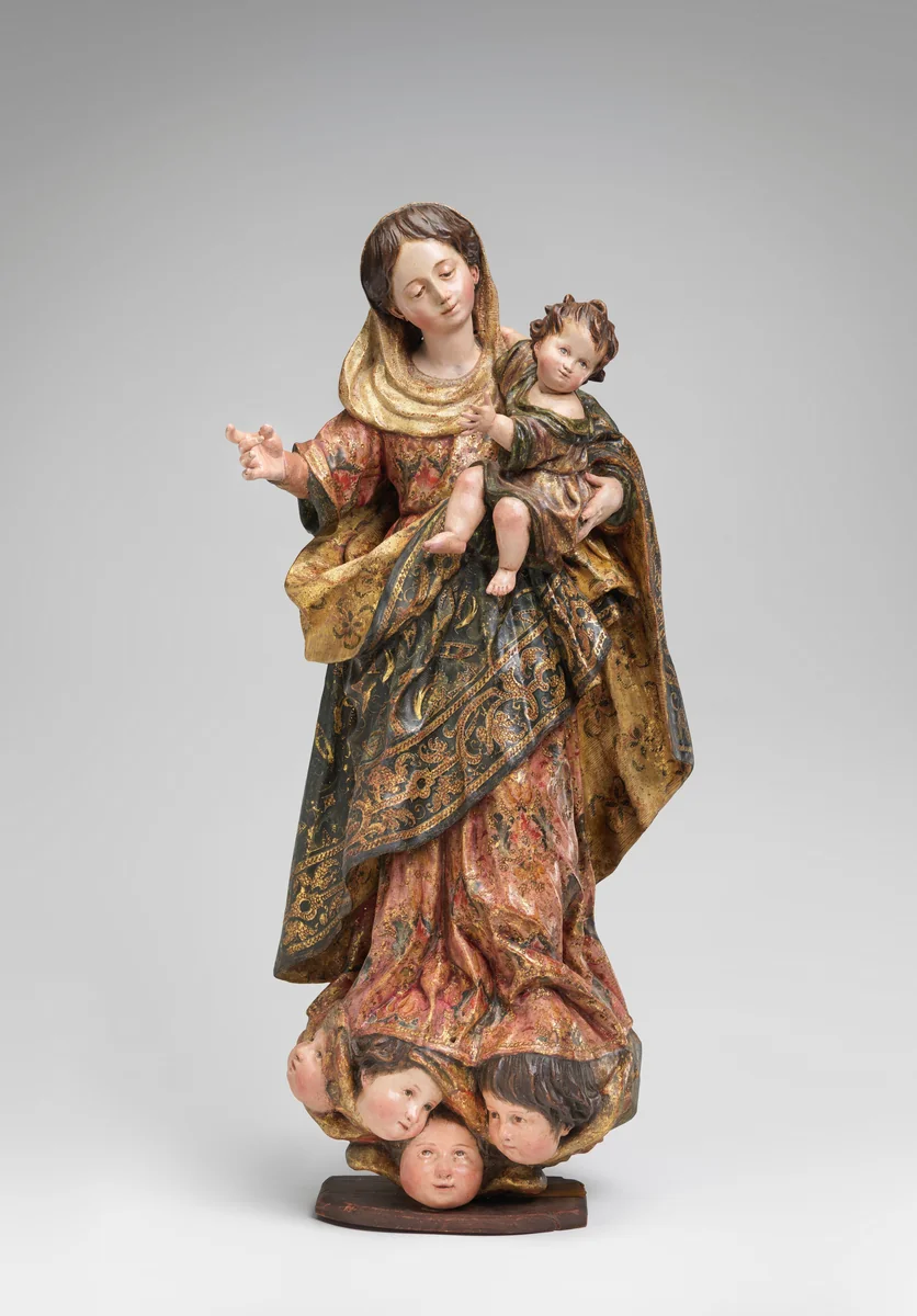Virgin and Child by Luisa Roldán, sculpture, 1680-1686