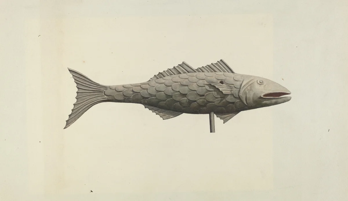 Weather Vane by Henry Tomaszewski, index of american design, 1938