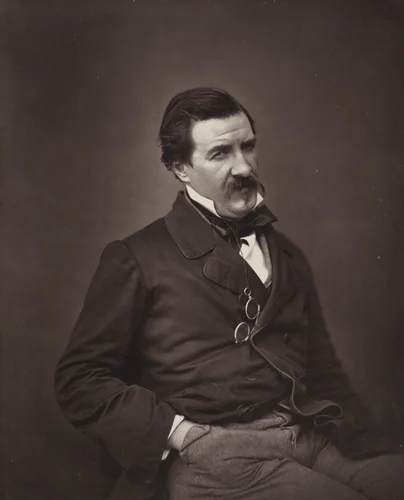 Champfleury by Nadar, photograph, 1860