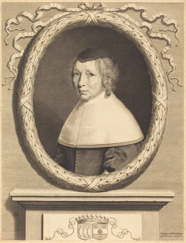 Madame Bouthillier by Robert Nanteuil, print, 1656