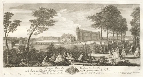 Recueil Choisi Des Plus Belles Vues des Palais, Châteaux Et Maisons Royales de Paris et des Environs, Dessinées d'après Nature et Gravées par J. Rigaud... by Jacques Rigaud, volume, 1752