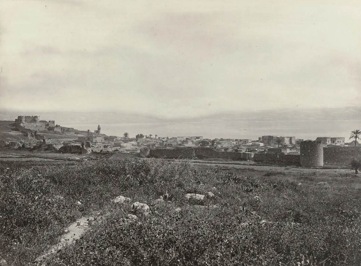 Tiberias and the Sea of Galilee by Francis Frith, photograph, 1839