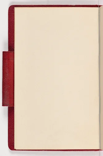 Page 20 (Blank Page) by Gustav Klimt, sketchbook, 1898