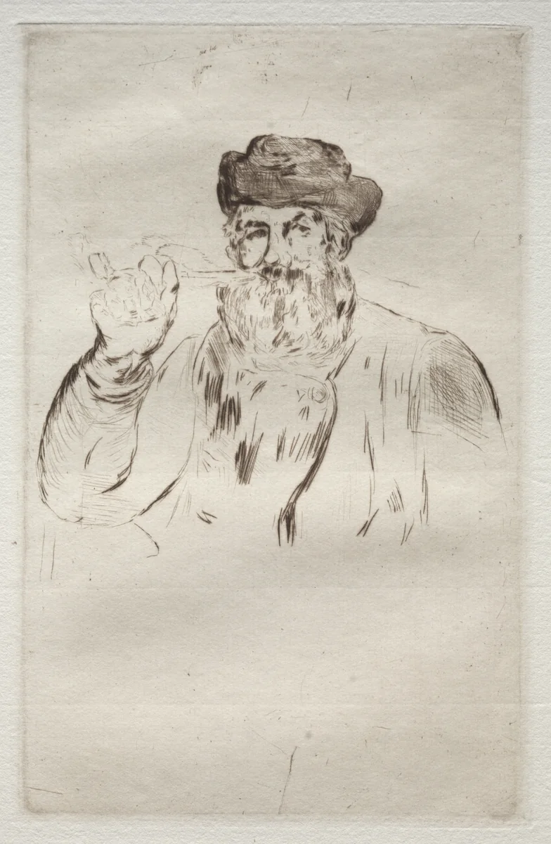 Le fumeur by Edouard Manet, print, 1866