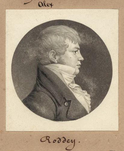 Roddey by Charles B. J. Févret de Saint-Mémin, print, 1810