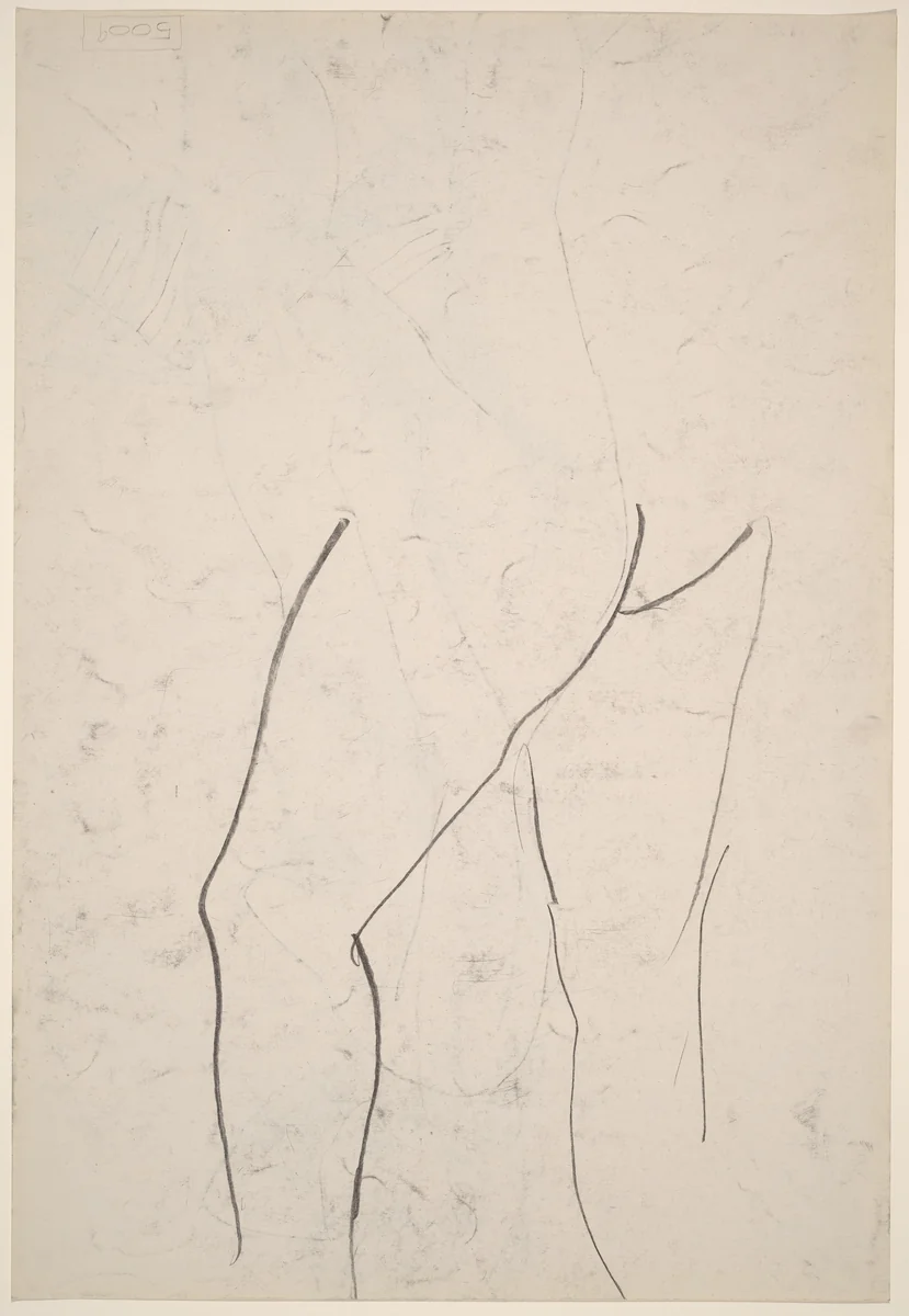 Untitled [study of woman's legs] by Richard Diebenkorn, drawing, 1955-1967