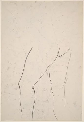 Untitled [study of woman's legs] by Richard Diebenkorn, drawing, 1955-1967