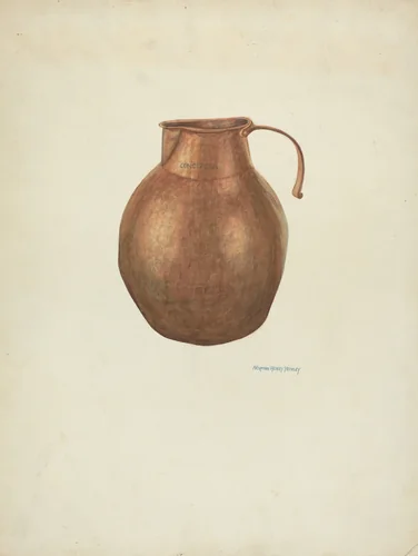 Pitcher (Ecclesiastical) by N.H. Yeckley, index of american design, 1938