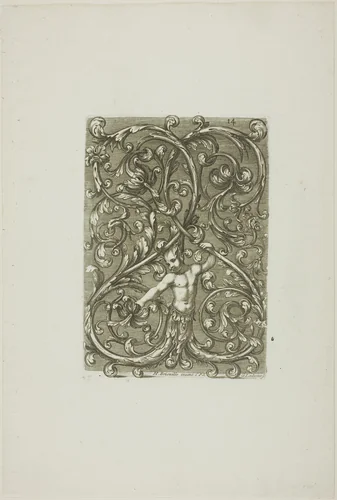 Designs for Locksmiths by Jean Bérain I, print, 1660-1711