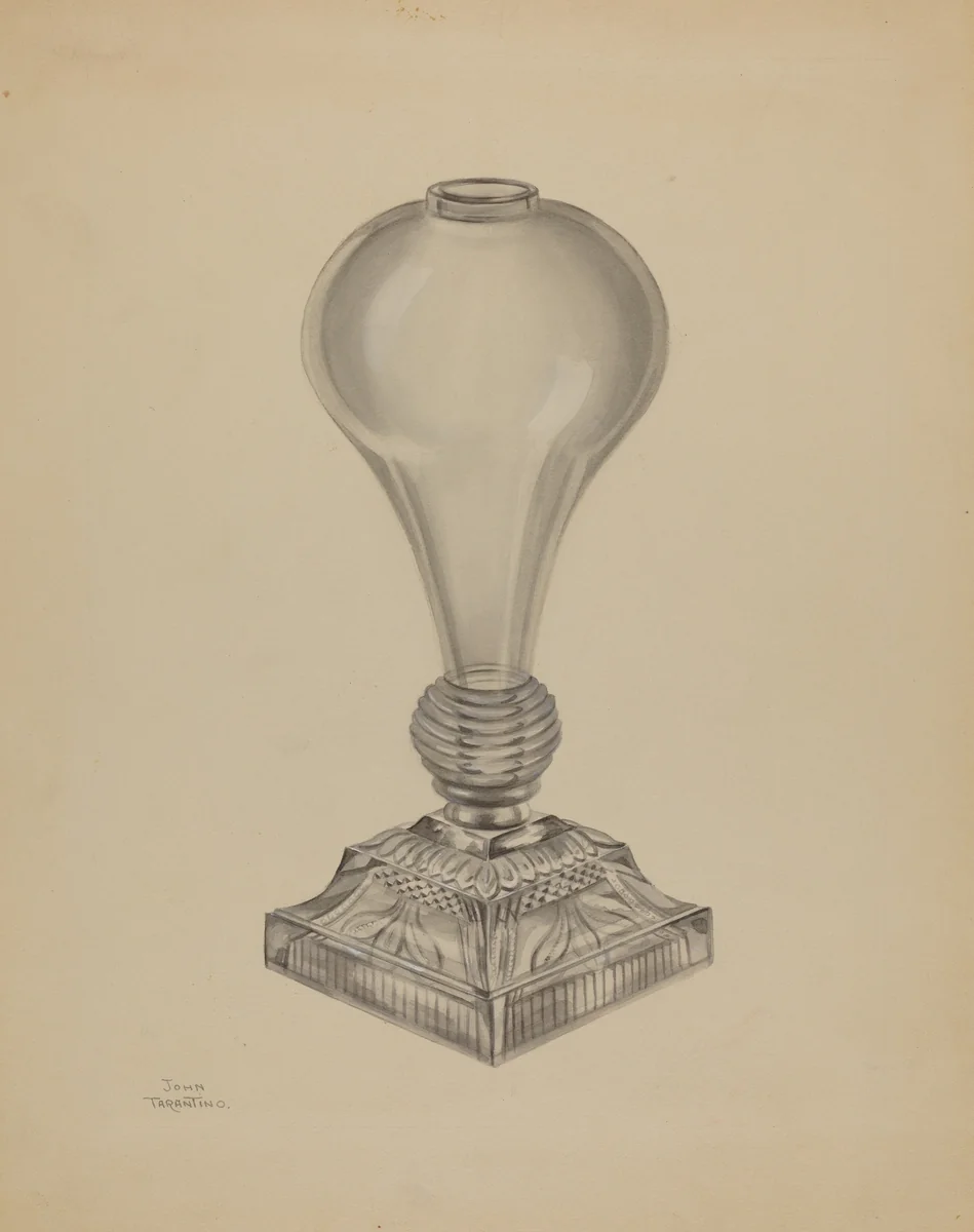 Lamp by John Tarantino, index of american design, 1937
