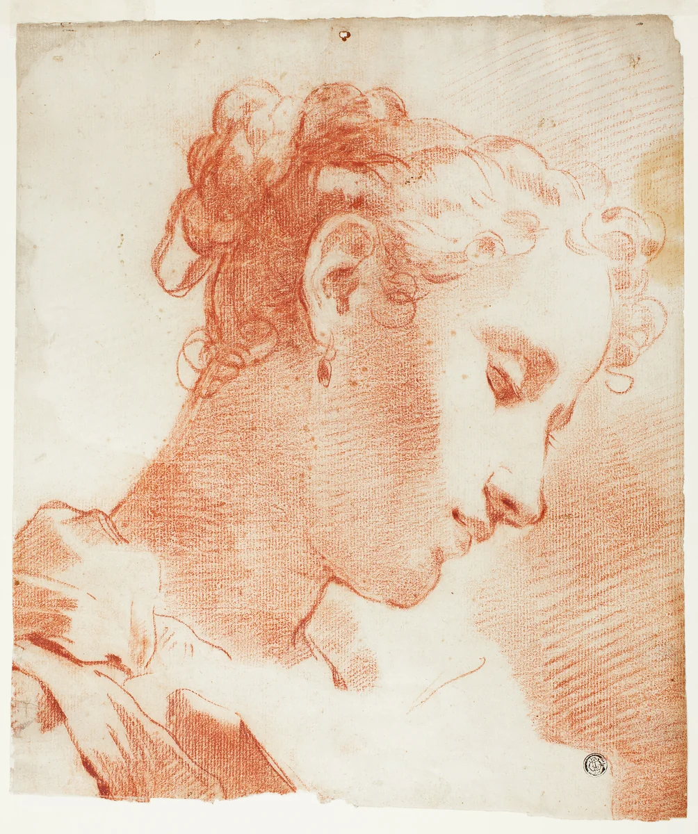 Female Head by Gaetano Gandolfi
Matteo Bonecchi
Raffaello Schiaminossi, drawing, 1592-1802
