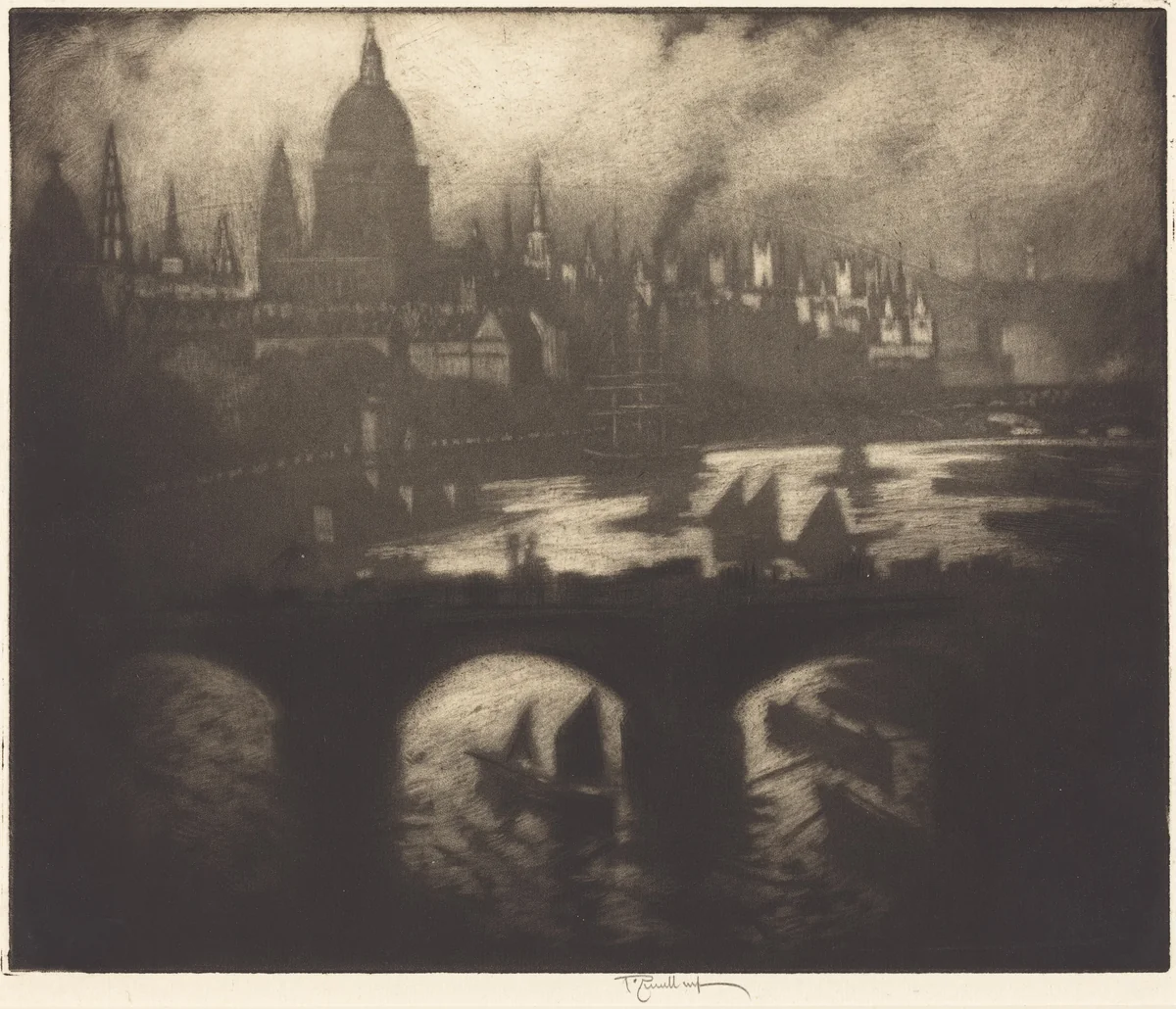 Wren's City by Joseph Pennell, print, 1909