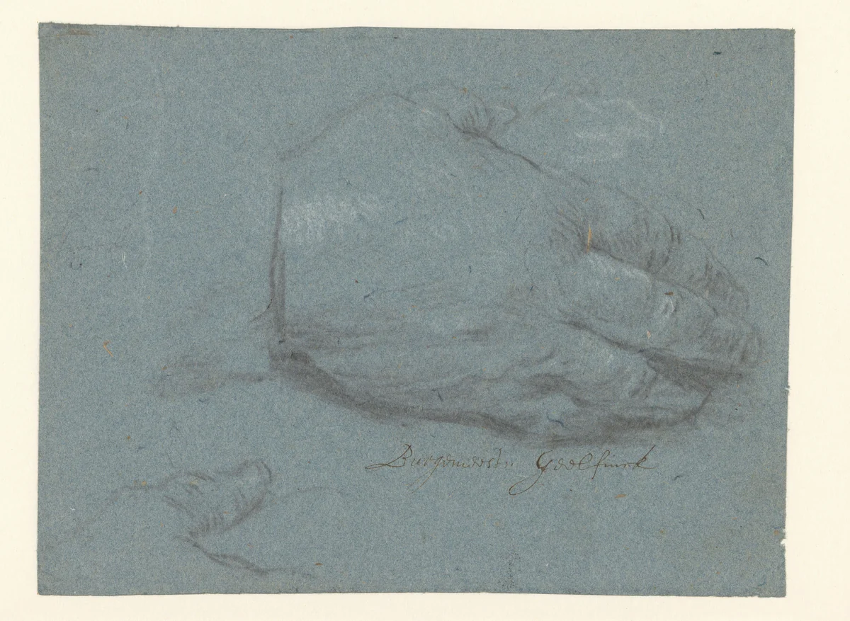 Hand van burgemeester Jan Cornelisz. Geelvinck by Cornelis Janssens van Ceulen, drawing, 1641-1646