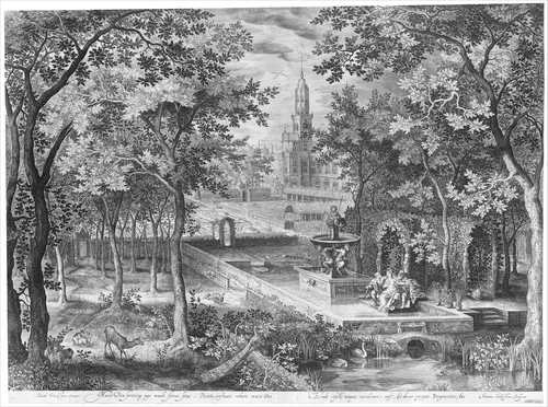 Susanna and the Elders by David Vinckboons, print, 1570-1625