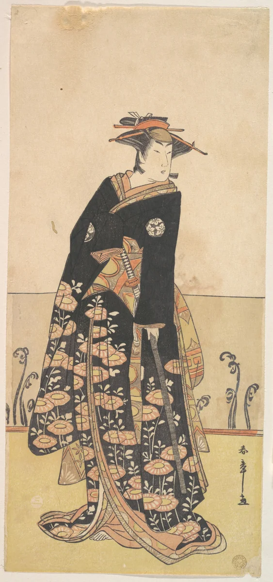 Kabuki Actor Osagawa Tsuneyo II by Katsukawa Shunshô (勝川春章), print, 1787-1788