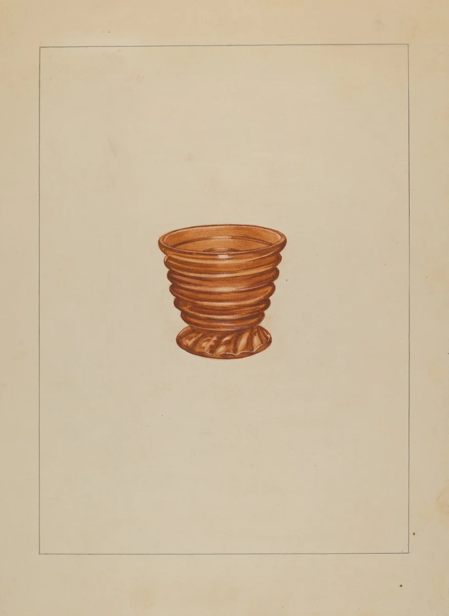 Salt Cellar by John Dana, index of american design, 1936