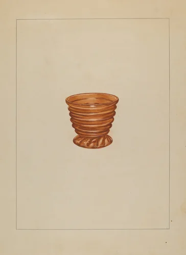 Salt Cellar by John Dana, index of american design, 1936