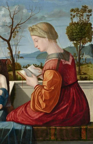 The Virgin Reading by Vittore Carpaccio, painting, 1505