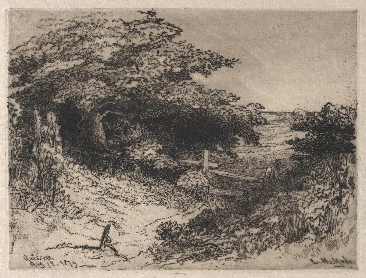 Quissett, Barnstable County, Massachusetts by Leroy Milton Yale, print, 1879