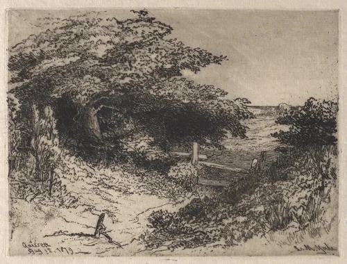 Quissett, Barnstable County, Massachusetts by Leroy Milton Yale, print, 1879