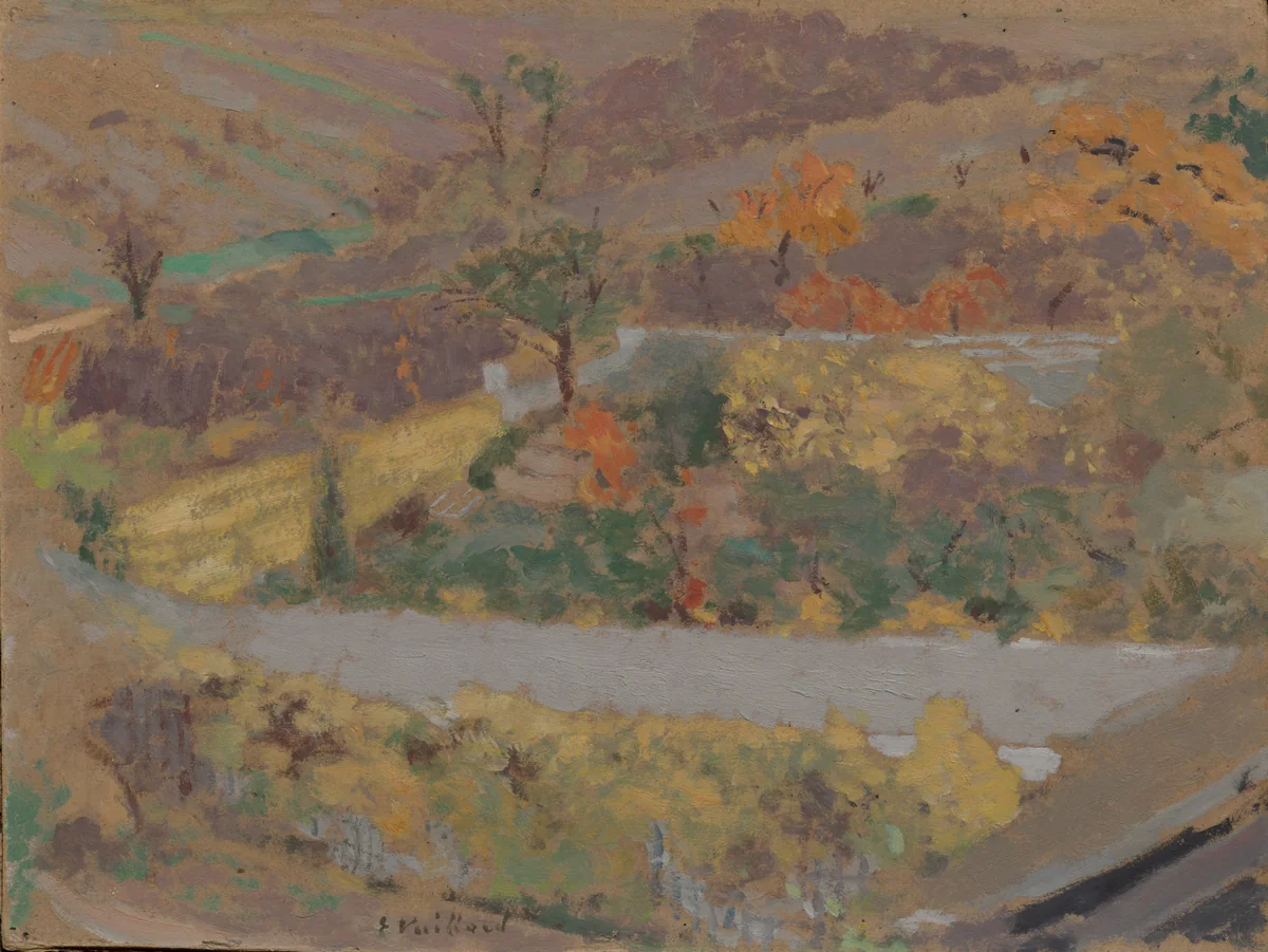 Orchard by Edouard Vuillard, painting, 1897