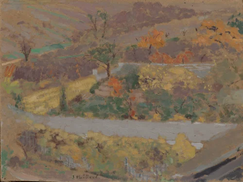 Orchard by Edouard Vuillard, painting, 1897