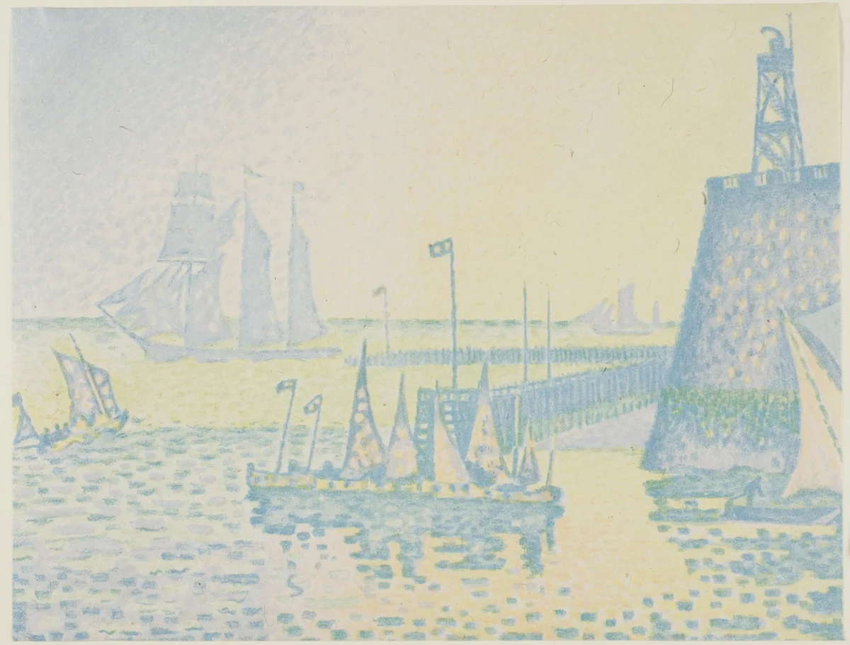 Evening by Paul Signac, print, 1898