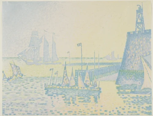 Evening by Paul Signac, print, 1898