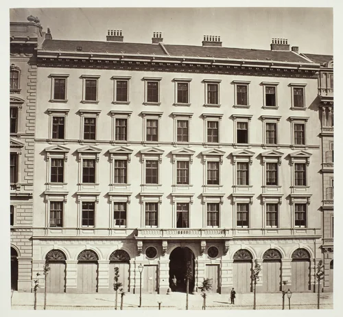 Opern Ring No. 8, Zinshaus des Herrn A. Zinner by Artist Unknown, photograph, 1860-1869